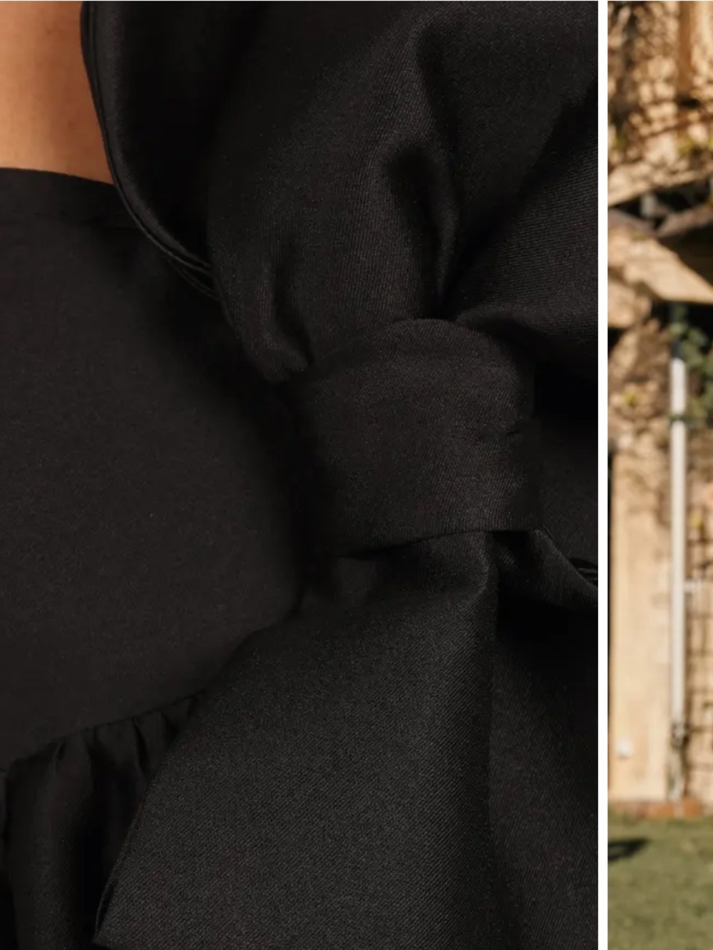Petal and Pup Betina Bow One Shoulder Gown - Picture 5 of 11